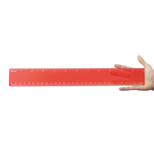 Transparent Rulers Red